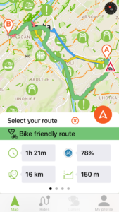 UrbanCyclers iphone screen image